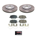 Power Stop 2022 Chevrolet Equinox Front and Rear Semi-Coated Rotor Kit