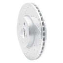 R1 13-26 Cadillac CT4 Front Drill & Slot Silver Rotors