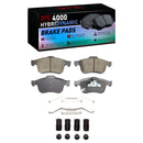 DFC 14-19 Fiat 500L Front 4000 HybriDynamic Brake Pads and Hardware Kit