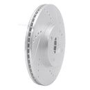 R1 16-25 Mazda 2 (Mexico) Front Right Drilled & Slotted Silver Brake Rotor