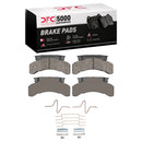 DFC 83-12 Beaver Motorcoach Monterey Front/Rear 5000 Adv Semi Metallic Brake Pads & Hardware Kit