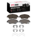 DFC 03-08 Honda Fit Front Drilled & Slotted Geoperformance Rotors 5000 Advanced Pads w/Hardware