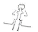Flowmaster U-FIT 2.50 in. Aluminized Steel Dual Kit