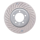 DFC 07-13 Porsche 911 Left Front Drilled Hi-Carbon Alloy Geomet Coated Rotor
