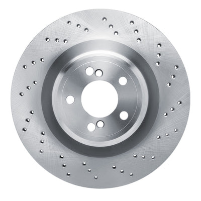 DFC 15-19 BMW X5 Right Rear Drilled Brake Rotor