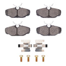 DFC 93-05 Ford Taurus (Excl SHO) Rear 5000 Advanced Semi Metallic Brake Pads and Hardware Kit