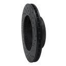 R1 91-98 Toyota 4Runner Front Left Drilled & Slotted Black Brake Rotor