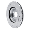 R1 20-25 Ford Escape Front Right Drilled & Slotted Silver Brake Rotor