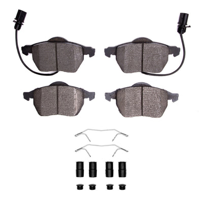 DFC 98-08 Audi A4 (USA/Canada) Front 5000 Advanced Low Metallic Brake Pads and Hardware Kit