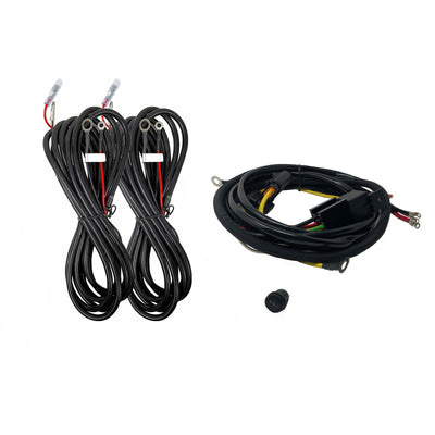 KC HiLiTES Platform One Profile SideCast 4-Light Wiring Kit for 10-25 Toyota 4Runner