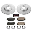 Power Stop 09-11 Hyundai Azera Front Z23 Evolution Sport Brake Kit w/Calipers