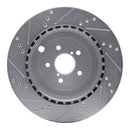 R1 17-25 Subaru BRZ Front & Rear Drilled & Slotted Silver Brake Rotor Set