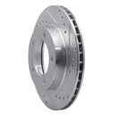 R1 1976-1986 Jeep CJ7 Front Drill & Slot Silver Rotors