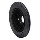 R1 13-20 Subaru WRX Front & Rear Drill/Slot Black Rotors w/Optimum Pads