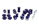 SuperPro 90-97 Mitsubishi Montero LS Control Arm & Trailing Arm Bushing Kit - (65mm Trailing Arm)