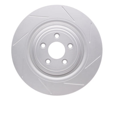 DFC 08-09 Jaguar XKR Left Rear GeoSPEC Coated Rotor - Slotted