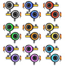 Oracle 2021+ Ford Bronco Oculus Bi-LED Projector Headlights - ColorSHIFT LED