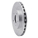 R1 84-95 Chrysler Imperial Front Drilled & Slotted Silver Brake Rotor Set