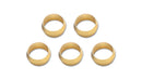 Vibrant Brass Olive Inserts 3/8in - Pack of 5