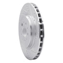 R1 04-07 Volvo V70 Front & Rear Drilled & Slotted Silver Brake Rotor Set