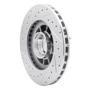 R1 95-97 Ford Ranger (USA/Canada) Front Right Drilled & Slotted Silver Brake Rotor