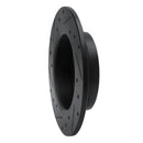 R1 90-94 Eagle TALON Rear Right Drilled & Slotted Black Brake Rotor