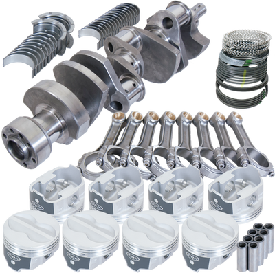 Eagle Chevy 350 1Pc 3.750in Crank 5.700in I-Beam Rods -10cc 4.030in Pistons Rotating Assembly