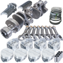 Eagle Chevy 350 1Pc 3.750in Crank 5.700in I-Beam Rods -10cc 4.030in Pistons Rotating Assembly