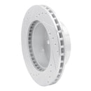 R1 91-94 Ford Crown Victoria Front Right Drilled & Slotted Silver Brake Rotor
