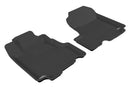 3D MAXpider 2007-2011 Honda CR-V Kagu 1st & 2nd Row Floormats - Black