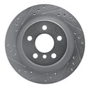 R1 16-24 BMW 228i xDrive Gran Coupe Front & Rear Drilled & Slotted Silver Brake Rotor Set