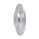 R1 16-25 Mazda CX-5 Front & Rear Drilled & Slotted Silver Brake Rotor Set