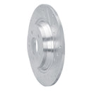 R1 2020-2025 Mercedes-Benz CLA250 Rear Right Drilled & Slotted Silver Brake Rotor
