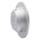 R1 10-21 Hyundai Santa Fe Xl Rear Left Drilled & Slotted Geo-Carbon Rotor