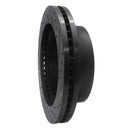 R1 11-25 Chevrolet Suburban 3500 HD Front Left Drilled & Slotted Black Brake Rotor
