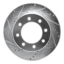 R1 09-24 Dodge Ram 4000 Front Drilled & Slotted Silver Brake Rotor Set