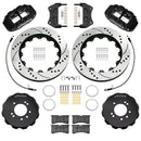Wilwood 89-98 Nissan 240SX/89-94 Skyline/90-96 300ZX Superlite 6R Fr BBK w/ 14in D/S Rotors - Black