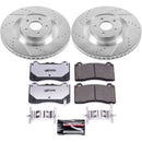 Power Stop 16-18 Ford Focus Front & Rear Z26 Street Warrior Brake Kit