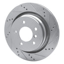 R1 95-02 BMW M3 Front & Rear Drilled & Slotted Silver Brake Rotor Set