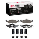 DFC 83-94 Ford Tempo Front Rotors with 5000 Advanced Brake Pads w/Hardware