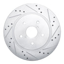 R1 20-24 Subaru WRX Front & Rear Drilled & Slotted Silver Brake Rotor Set
