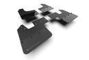 Rally Armor 23-25 Ineos Grenadier Black Mud Flap - Warm Grey Logo