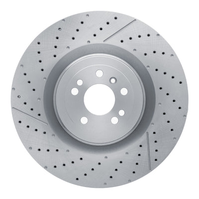 DFC 12-19 Mercedes-Benz GLE63 AMG S Front Drilled and Slotted Brake Rotor