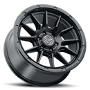 ICON Alloys Cajon 20x9 / 6x5.5 / 0mm / 5in BS Double Black Wheel