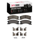 DFC 99-04 Jeep Grand Cherokee Front 5000 Advanced Semi Metallic Brake Pads and Hardware Kit