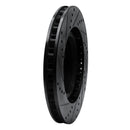 R1 92-02 Dodge Viper Front Right Drilled & Slotted Black Brake Rotor