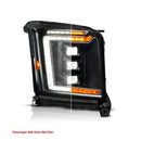 ANZO 15-20 GMC Yukon (Incl XL - Factory Halogen Models) Full LED Proj Headlights Black - Pass. Side