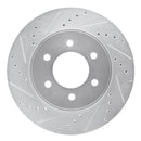 R1 04-08 Ford F-150 Heritage Front Drilled & Slotted Silver Brake Rotor Set