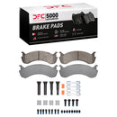 DFC 98-25 Beaver Motorcoach Monterey Rear/Front 5000 Adv Semi Metallic Brake Pads & Hardware Kit