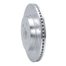 R1 19-25 Toyota Prius Prime Front Drilled & Slotted Silver Brake Rotor Set